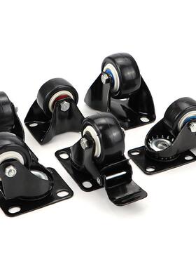 家M8M1丝杆1.5寸具万向轮带刹车办公XAE静椅音2寸03寸金钻轮黑色