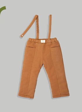 ArborTree 天然取材的宝宝冬季背带加厚棉裤（有机棉）保暖亲肤