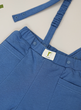 ArborTree 天然取材的宝宝冬季背带加厚棉裤（有机棉）保暖亲肤