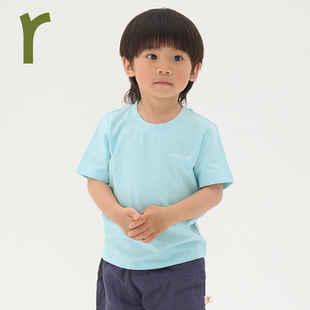 ArborTree 100%新疆有机棉夏季亲子款短袖T恤轻薄透气儿童短袖衫