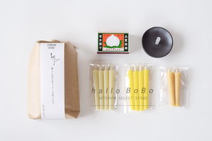 【粉丝折扣】现货日本进口高泽蜡烛里山米袋套装