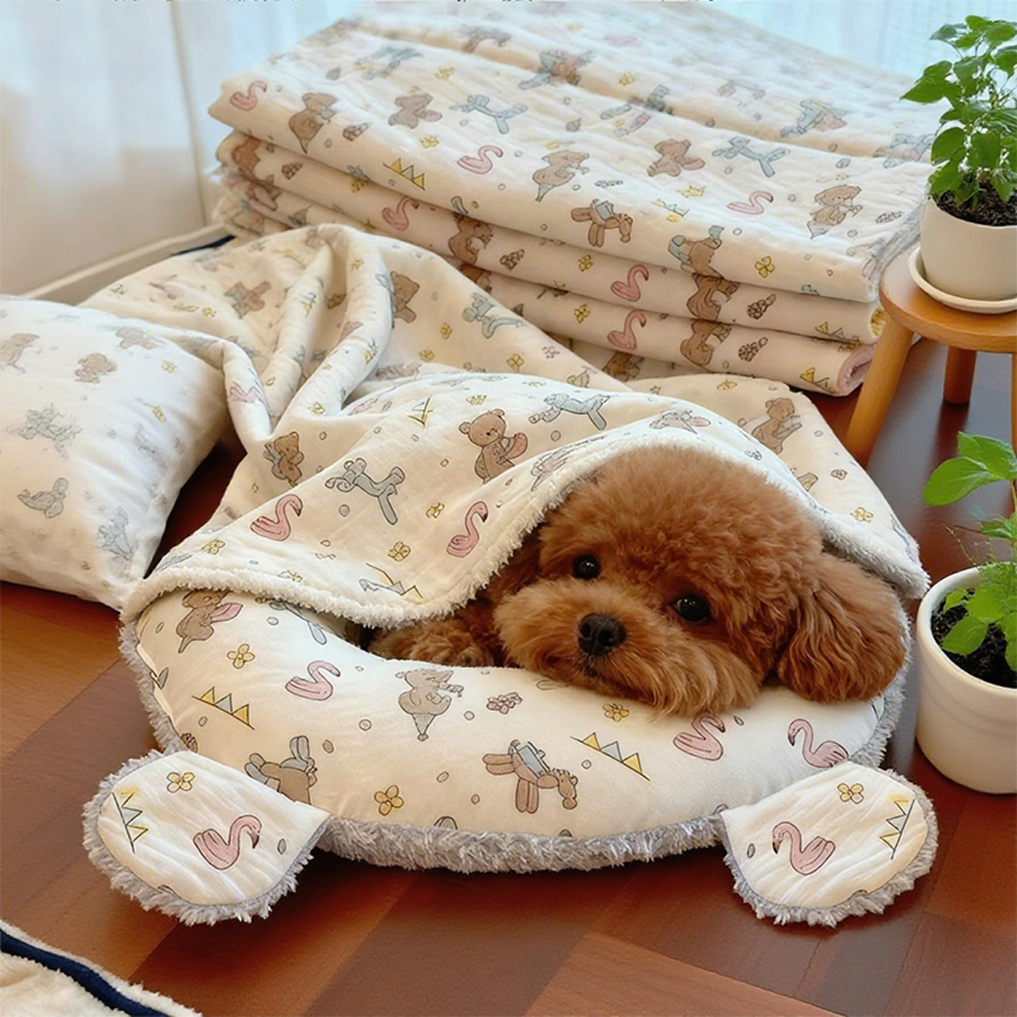 猫咪毯子狗狗毛毯被子枕头冬加厚