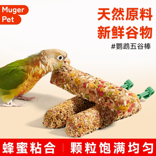 鹦鹉专用零食磨牙棒虎皮啃咬玩具