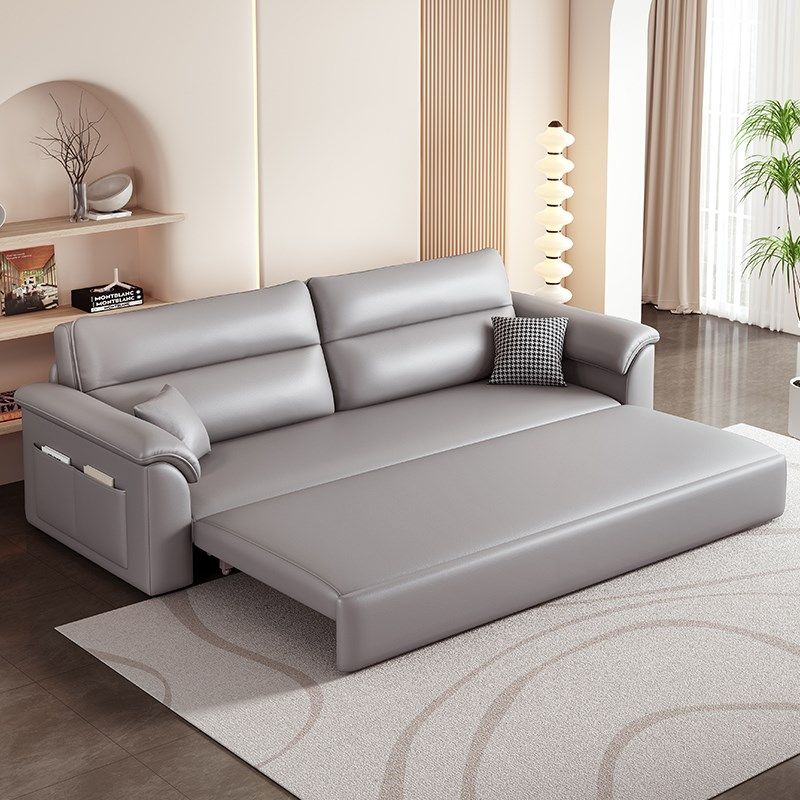 精选多功能折叠沙发床猫抓皮现代简约2024新款小户型客厅两用伸缩,住宅家具,沙发床,淘宝优惠券,粉丝福利购,淘宝优惠卷