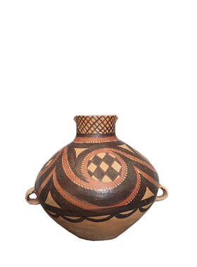 复古装饰摆设马家窑文化彩陶罐古典中式软装手工艺术品陶器摆件
