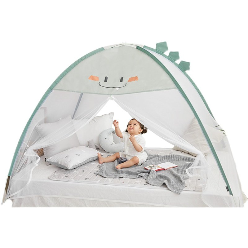 免安装可拆洗折叠可收蚊帐家用夏天无底蒙古包儿童女童一米五单人