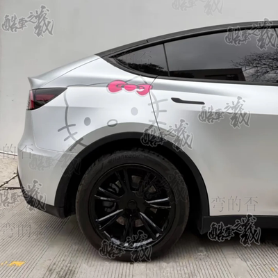 适用特斯拉model3Y车贴理想L6L7hello kitty卡通车身装饰贴纸拉花