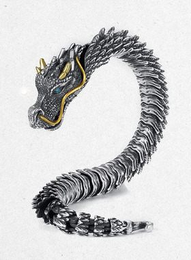 新款手工制作男女士个性复古龙头