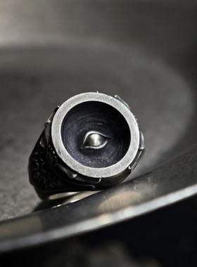 新款独眼巨人戒指简约时尚霸气十