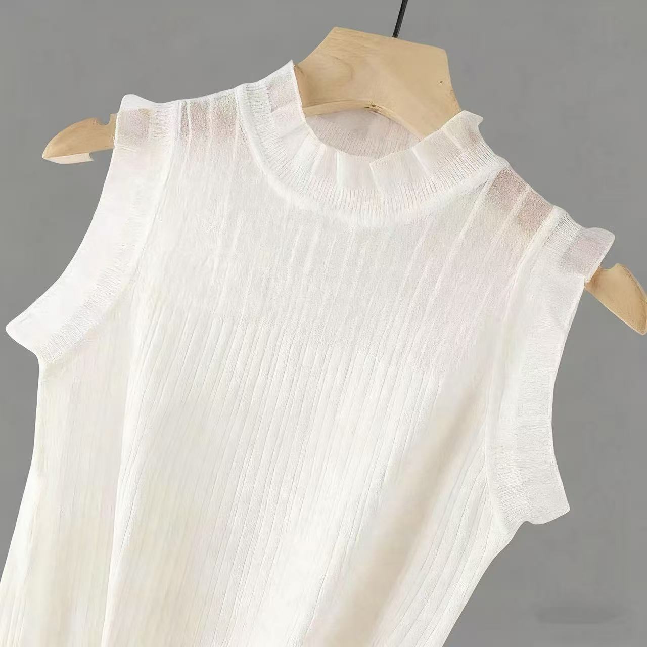 打底衫百搭紧身休闲蕾丝