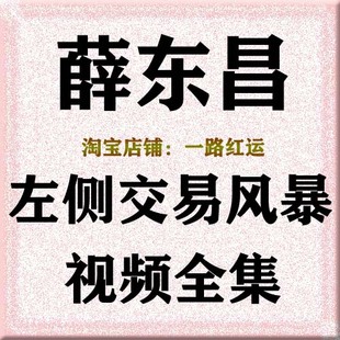 薛东昌左侧交易风暴交易模型视频全集