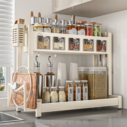 收纳台面调料油盐酱醋瓶置物架