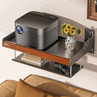 投影仪支架壁挂家用卧室床头免打孔挂墙置物架墙上托架吊架可拆卸