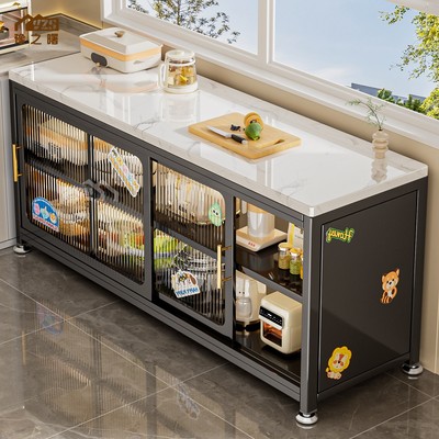 一柜多用！岩板推拉门收纳专家