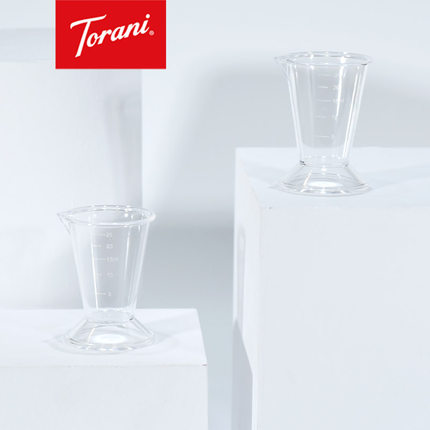 torani特朗尼糖浆刻度量杯 25ml毫升透明量杯