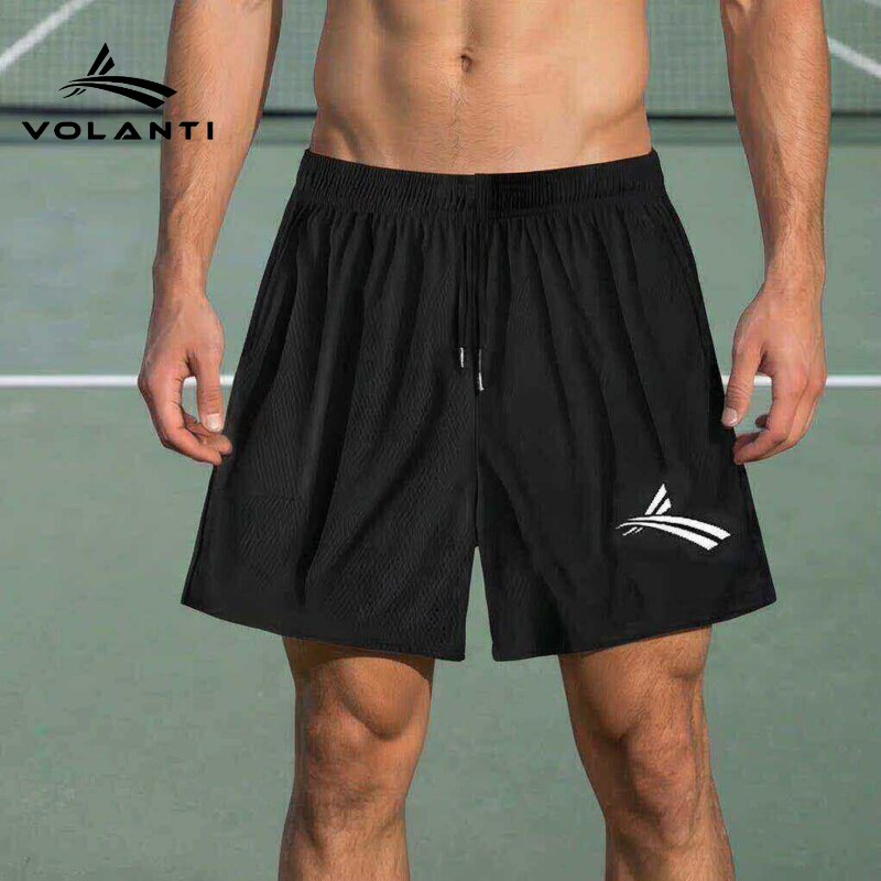 沃兰迪2026四分健身网眼田径男女透气速干跑步美式训练马拉松短裤