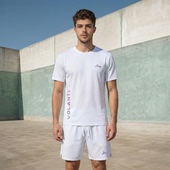 短裤 沃兰迪2026款 速干跑步圆领T田径体育训练服短袖 运动套装 美式