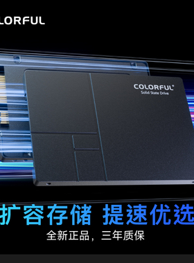 七彩虹SL500系列SSD台式机 SATA3.0接口 512GB 电脑游戏固态硬盘