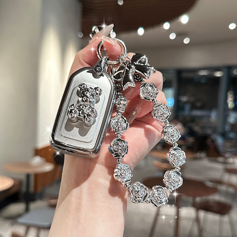 专用本田CRV钥匙套新十一代半雅阁xrv皓影思域英诗派型格汽车扣壳