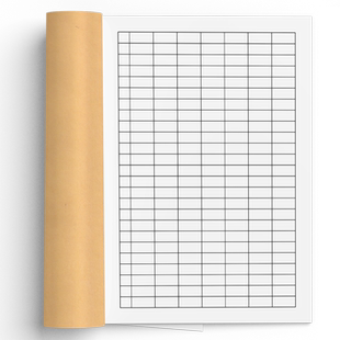 万能表格记账本手帐明细账16K登记本空白统计表格记录本批发办公集计本