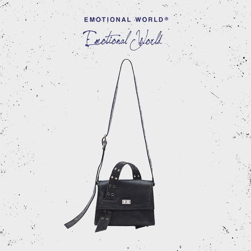 Emotional world2025年春夏新款头层牛皮通勤休闲单肩斜挎手提包