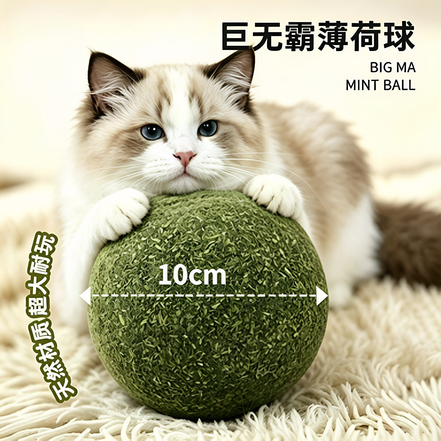 猫玩具超大猫薄荷球自娱趣味