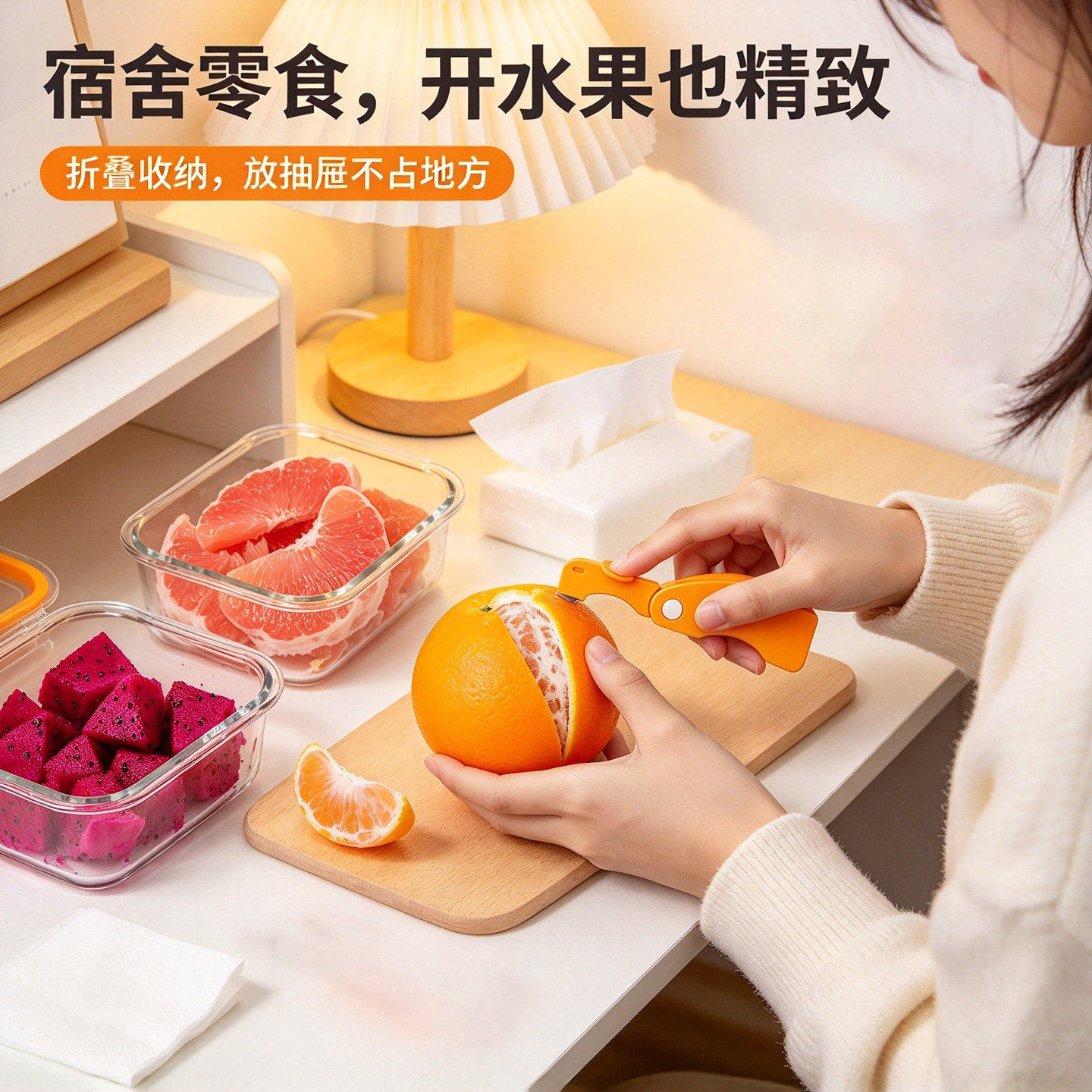 剥橙器家用手指开橙子