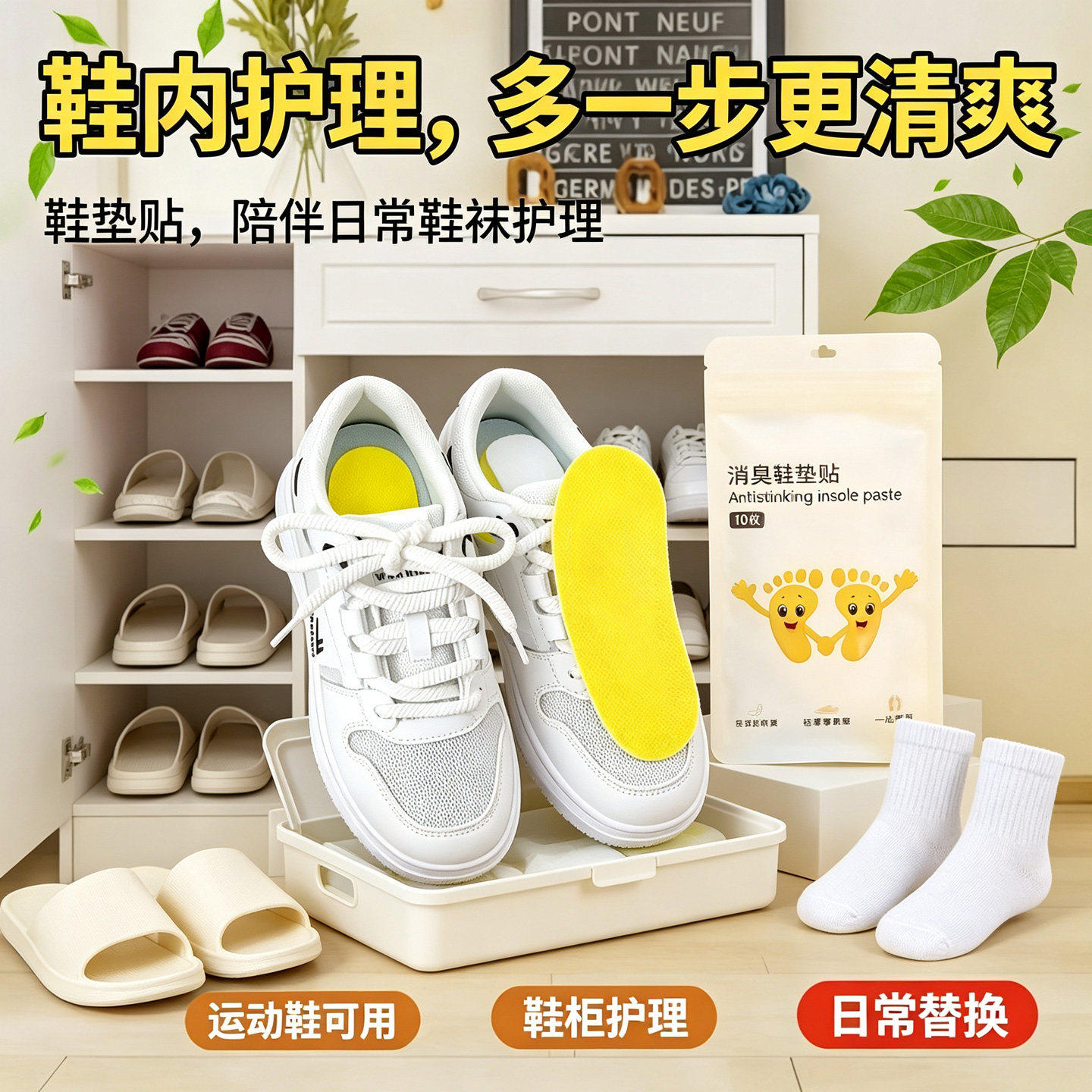 鞋子除臭贴香薰除异味