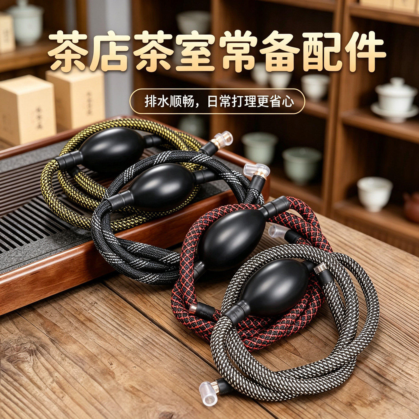 通用型茶盘排水管茶具桌下水管