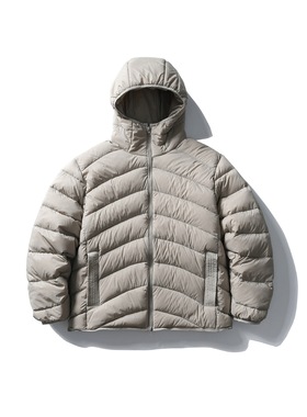 Hungry Artist2025冬季新款90白鸭绒连帽排骨羽绒服男保暖百搭女