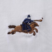 藏蓝色国潮骑马刺绣短袖 Hungry Artist新款 t恤男生夏重磅凉感复古