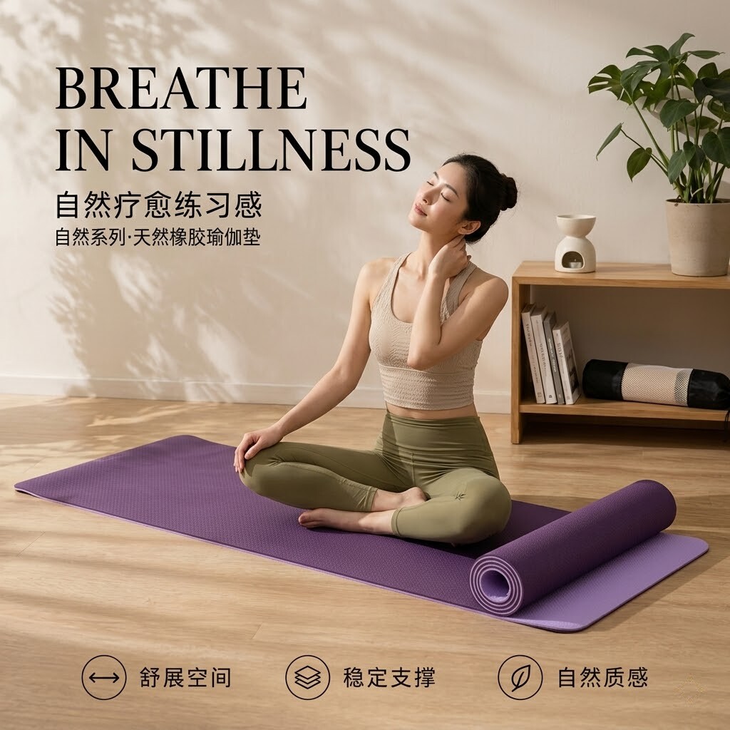 环保瑜珈垫初学者家用双面防滑
