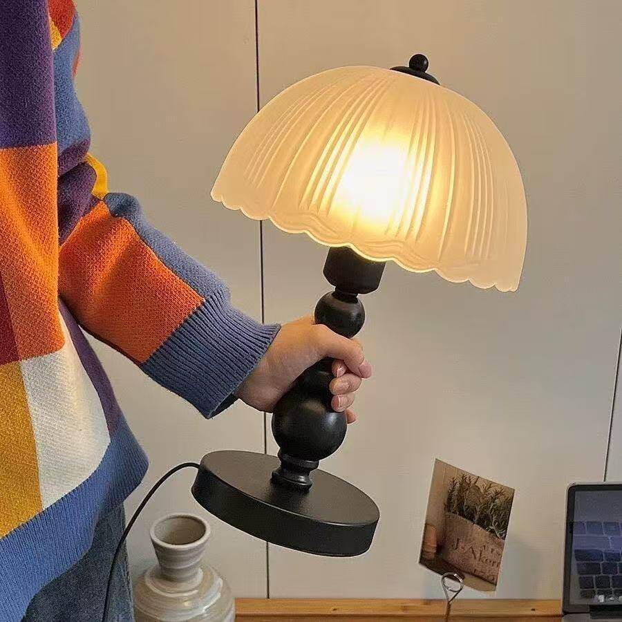 法式中古侘寂风台灯书房
