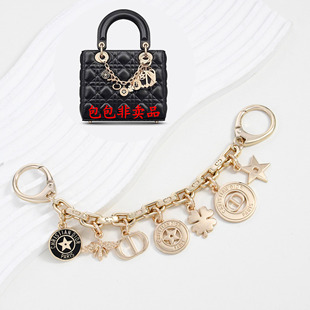 适用dior戴妃包字母挂饰装 饰五金配件迪奥lady包包零件金属挂件