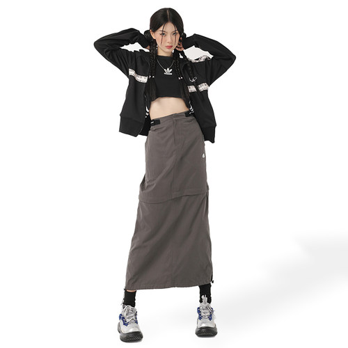 BRN中长款半身裙女高腰显瘦工装一步裙夏季新款设计感小众包臀裙