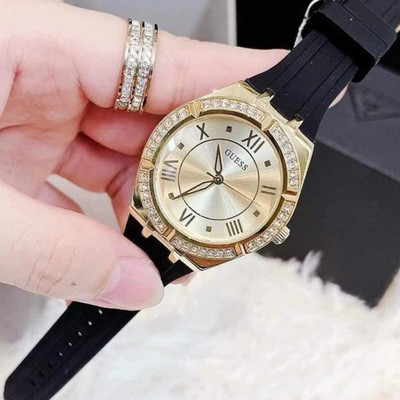 正品硅胶带爆款小绿表GUESS时尚