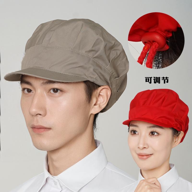 包头发工作帽子男女防尘透气