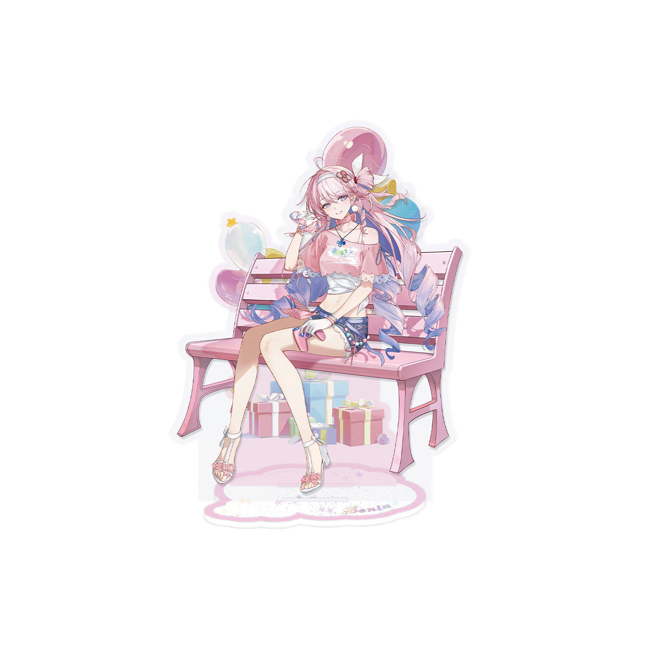 thumbnail for [Pre-sale] Wuthering Waves Star Blessing Whisper Theme Acrylic Standee Amistania Kuro Game Merchandise
