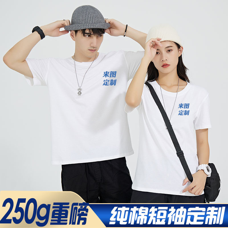 纯棉工作服diyT恤定制图片