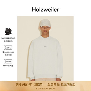 Holzweiler男士 休闲版 520礼物 型宽松品牌logo套头卫衣