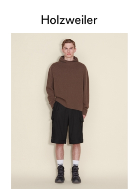 [春夏新款]Holzweiler男士春夏新款Ian宽松落肩设计帽衫