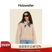 女款 Holzweiler24SS Tine针织圆领毛衣长袖