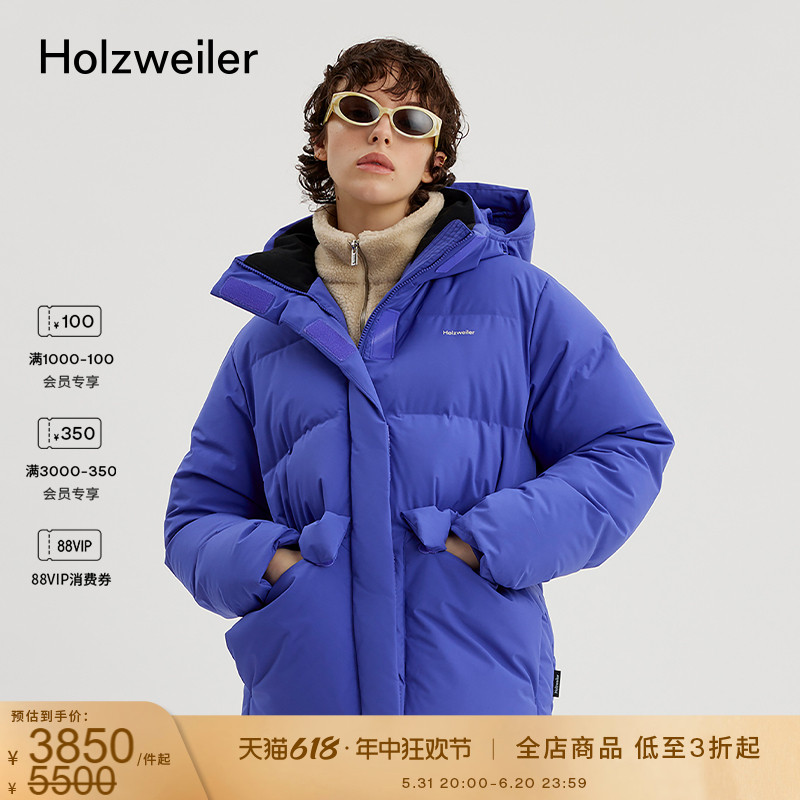 黑色短款外套Holzweiler连帽