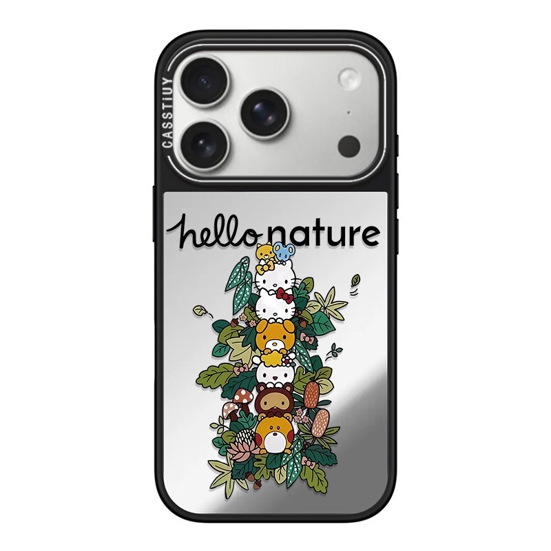 波浪圣诞树凯蒂猫磁吸手机壳