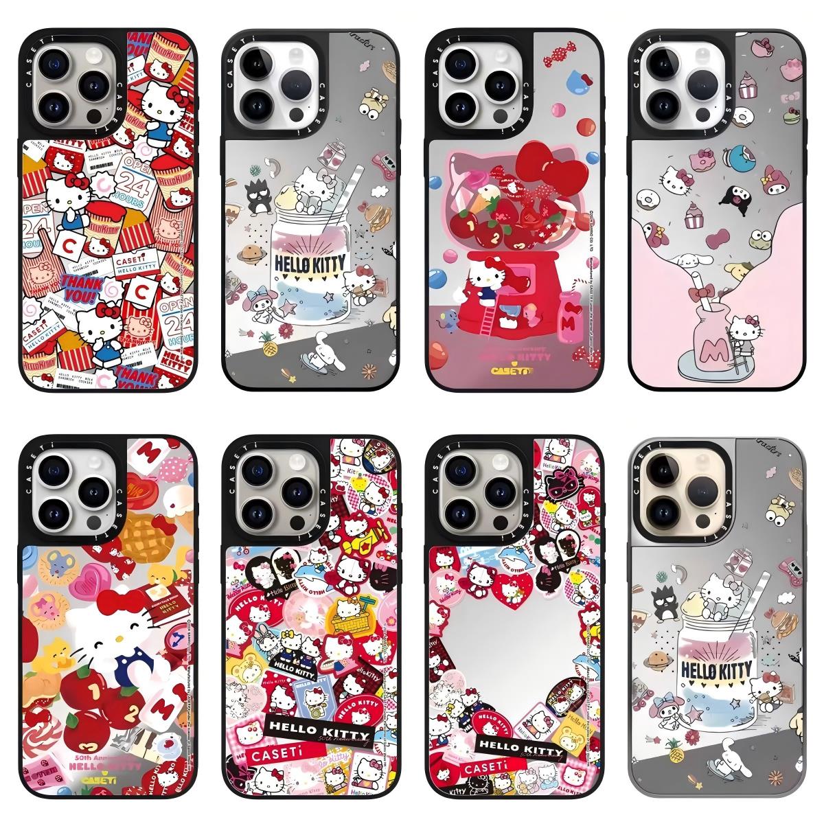CASETi联名Hello Kitty凯蒂猫可爱卡通磁吸苹果16pro保护套适用iPhone15/14/13/12/Plus/Pro/Max防摔女手机壳