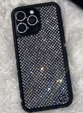 wildflower闪耀系列镶钻手机壳适用苹果iPhone17/16/15/14/Pro/Max保护套全包防摔WF钻石闪钻手机壳华强北