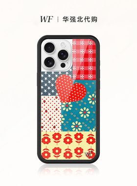 Wildflow碎布花田手机壳Flower Patch适用苹果iPhone17ProMax硬壳16全包保护套硅胶防摔个性时尚wf华强北代购