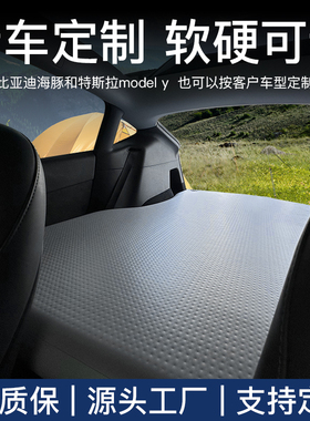 特斯拉露营便携车载拉丝充气床垫睡垫前排后排自驾游定制