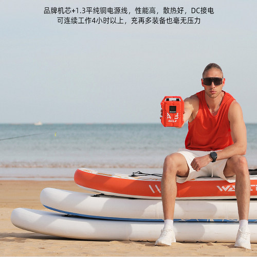 桨板拉丝床垫充气泵露营户外