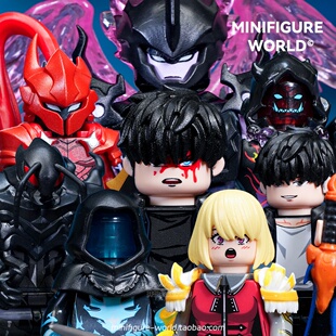 动漫我独自升级程肖宇暗影君王贝尔S级猎人日漫wm积木人仔玩具